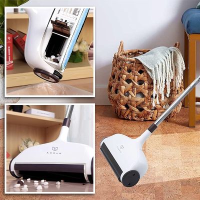 Pametna metla 2-v-1 za pometanje in čiščenje tal | WIZBROOM