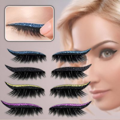 Nalepke za trepalnice in eyeliner 2v1 za večkratno uporabo | SPICELASH