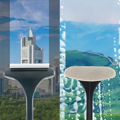 Ščetka za čiščenje oken 2 v 1 | DUSTREL