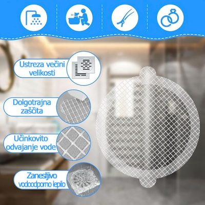 Nalepke odtočni filter za enkratno uporabo (25 kosov) | DRAINCAPS