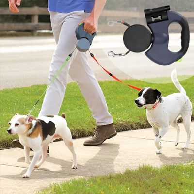 Dvojni pasji povodec proti zapletanju (2x3m) | PAWDUO