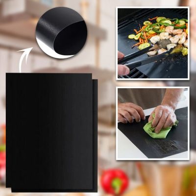 Podloge za žar za večkratno uporabo brez prijemanja (2 kosi) | GRILL